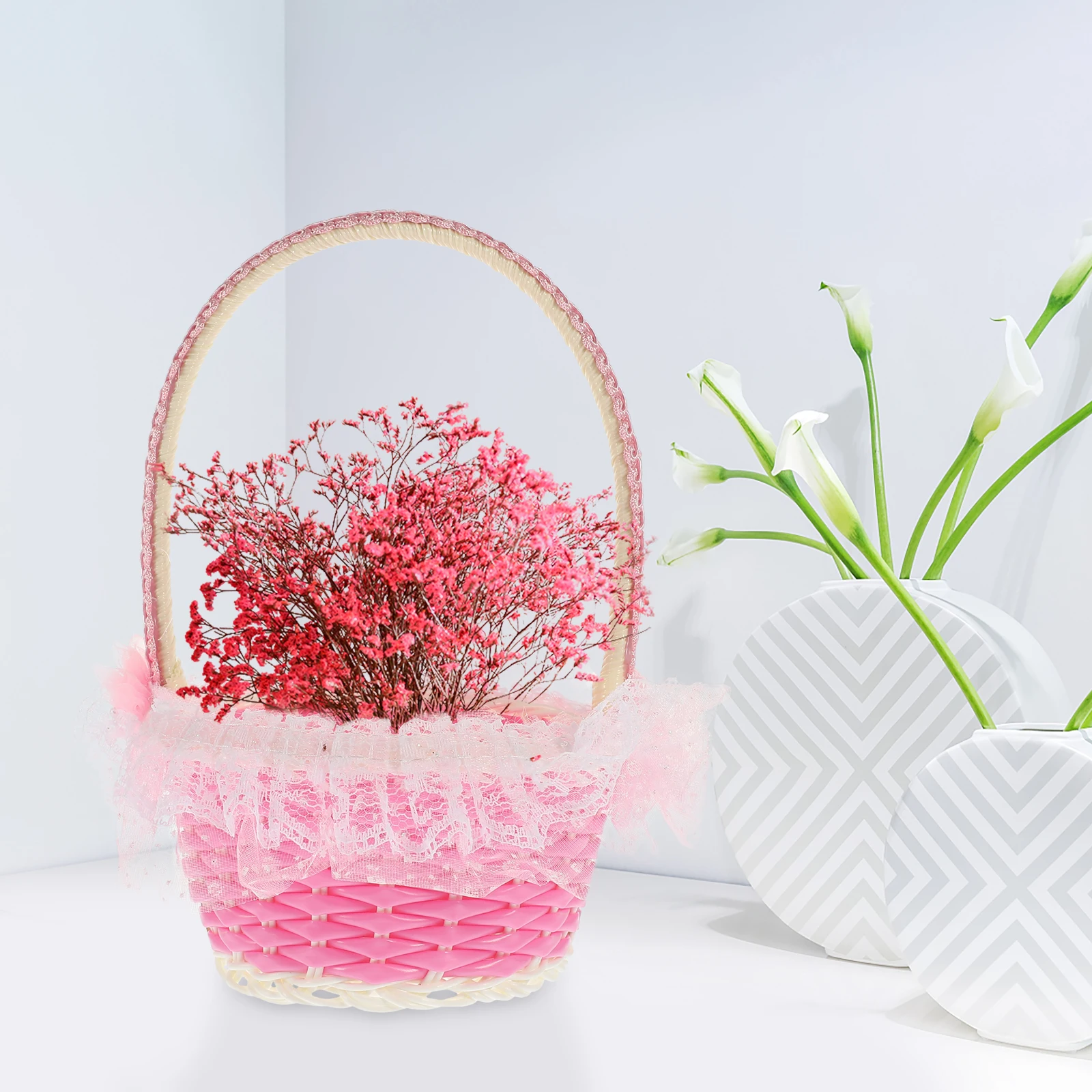 2pcs Wedding Flower Basket Rustic Storage Baskets H held Woven Design Multi purpose Decorative Portable Elegant Style
2pcs Wedding Flower Basket Rustic Storage Baskets H held Woven Design Multi purpose Decorative Portable Elegant Style
