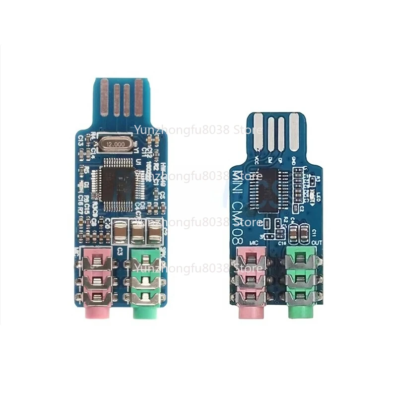 CM108 USB Sound Card Module Driver Free External Audio Adapter 3.5mm Headphones Microphone Jack
CM108 USB Sound Card Module Driver Free External Audio Adapter 3.5mm Headphones Microphone Jack