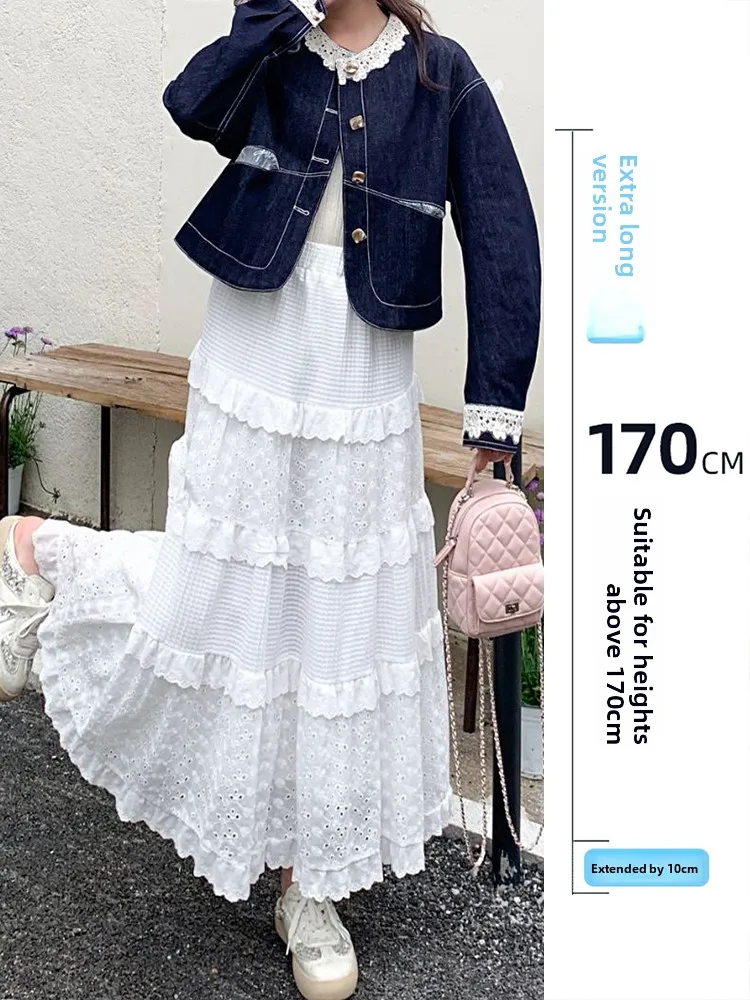 Длинная женская юбка А-силуэта с высокой талией, свободная, драпированная, с вырезами, в корейском стиле, с широким подолом, весна-осень
Длинная женская юбка А-силуэта с высокой талией, свободная, драпированная, с вырезами, в корейском стиле, с широким подолом, весна-осень