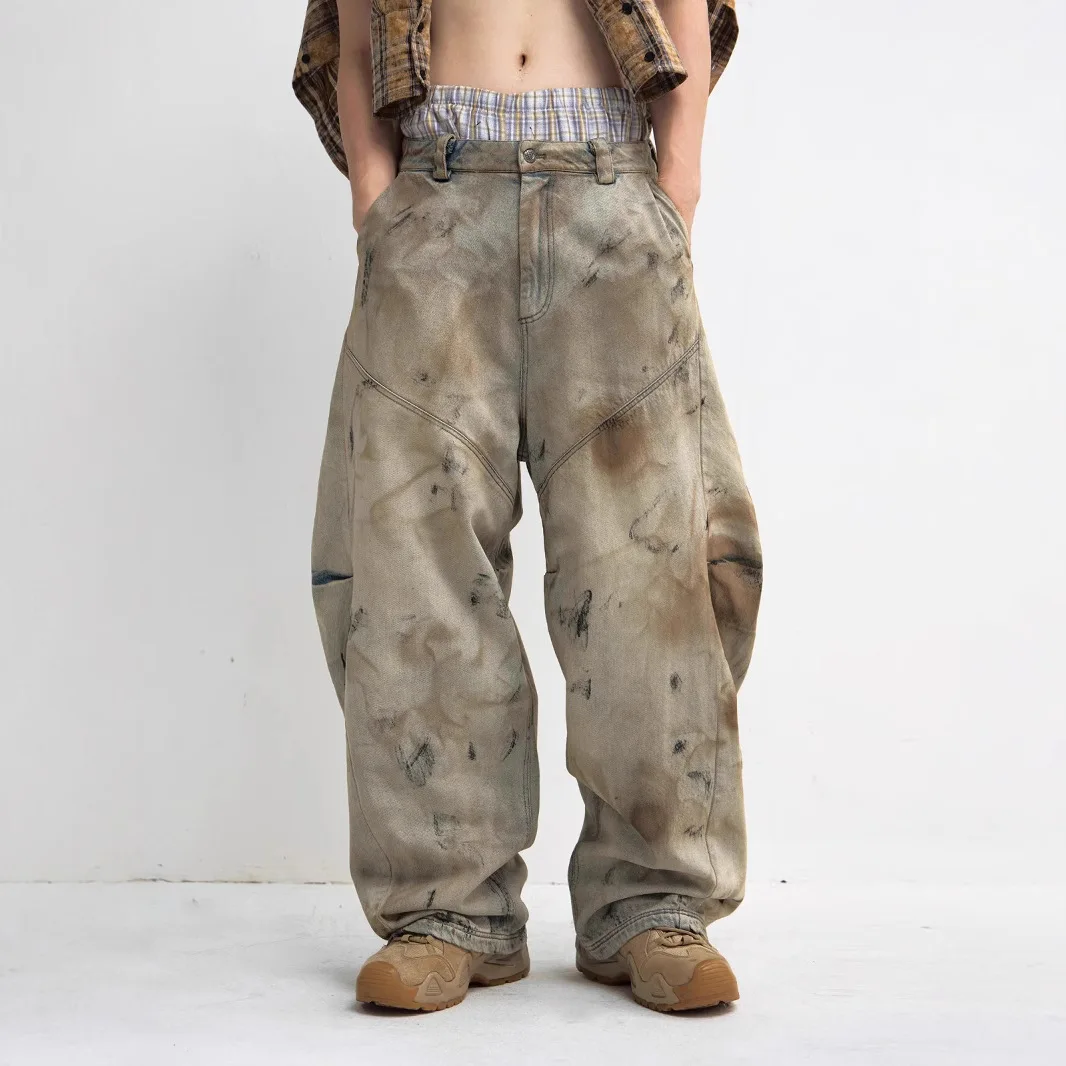 2026 New Spring Autumn Washed Distressed Jeans Men Women Heavy Duty Vintage Wash Wide Leg Curved Pants Fashion Casual Trousers
2026 New Spring Autumn Washed Distressed Jeans Men Women Heavy Duty Vintage Wash Wide Leg Curved Pants Fashion Casual Trousers