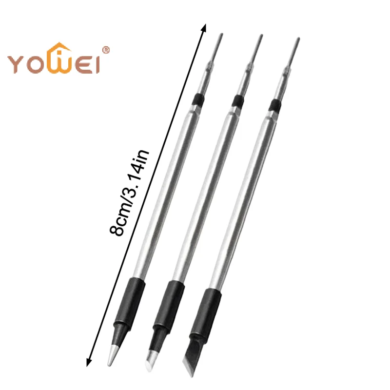 Latest 3Pcs Soldering Iron Tip USB Soldering Iron Tip 5V Battery Soldering Iron Tip Soldering Rework Accessories
Latest 3Pcs Soldering Iron Tip USB Soldering Iron Tip 5V Battery Soldering Iron Tip Soldering Rework Accessories