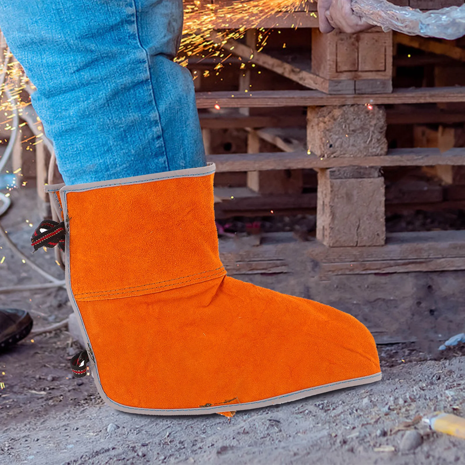 1Pair Welding Foot Covers Heat Resistant Fireproof Shoe Protector for Welder Protection Gear Shoelace Covers
1Pair Welding Foot Covers Heat Resistant Fireproof Shoe Protector for Welder Protection Gear Shoelace Covers