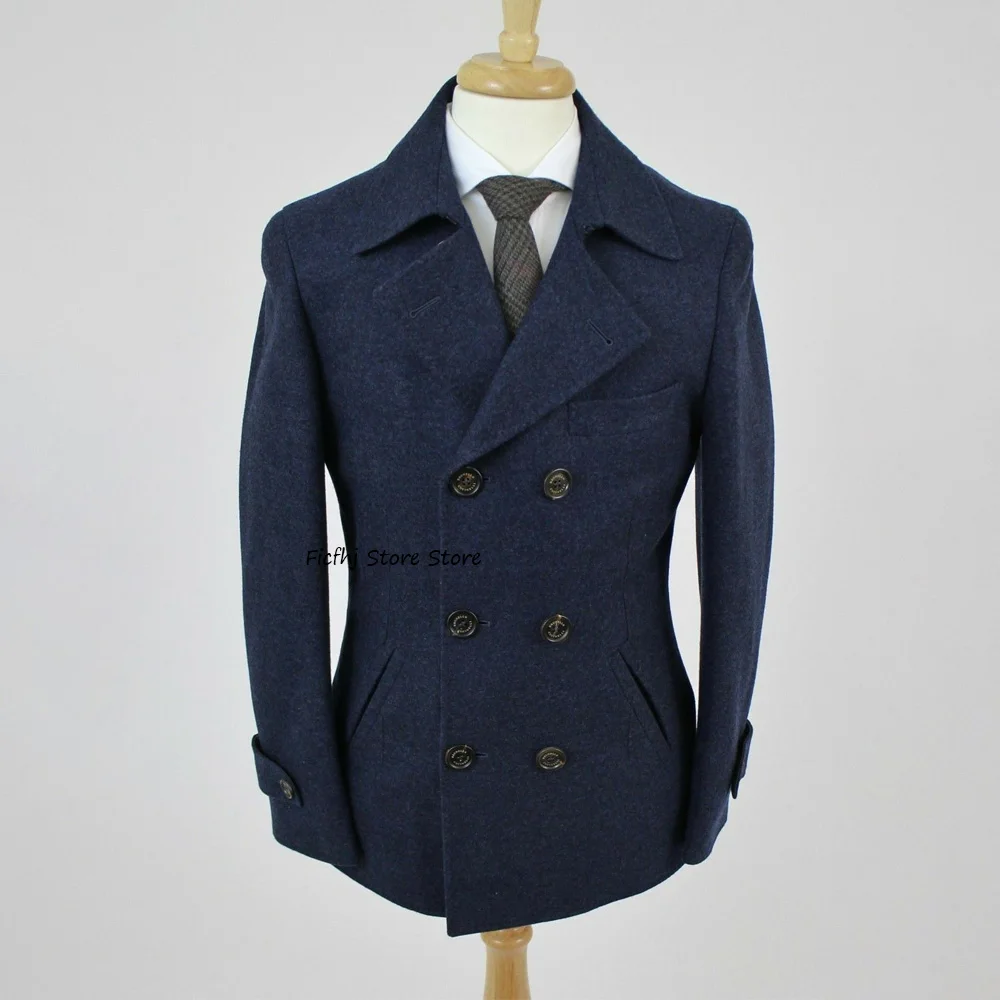 Casual Men's Social Coat Man Jackets High Quality Wool Fabric Fashion Suit Lapel Collar Autumn/winter Stylish Urban Blazers
Casual Men's Social Coat Man Jackets High Quality Wool Fabric Fashion Suit Lapel Collar Autumn/winter Stylish Urban Blazers