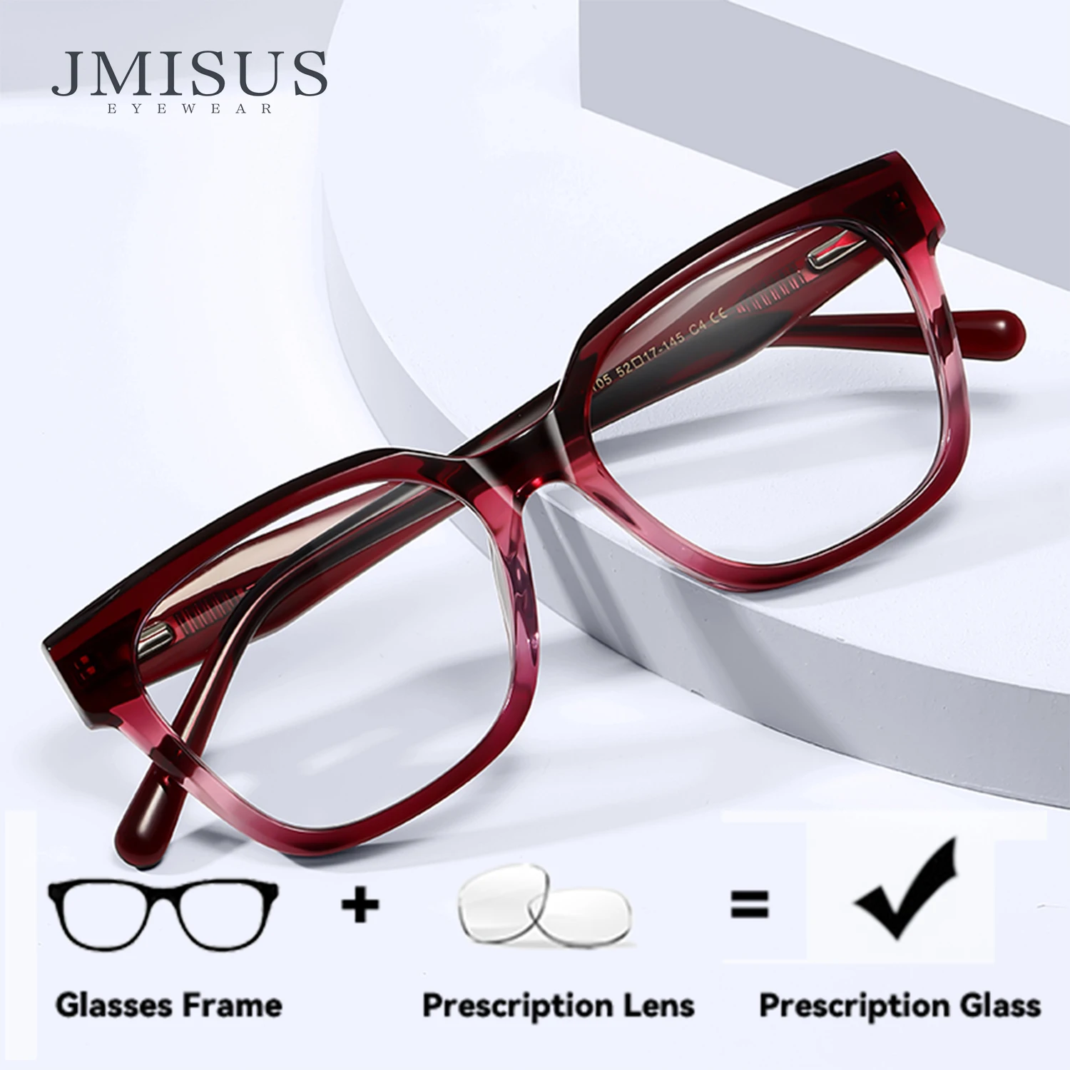 JMISUS Fashion Butterfly Ultralight Acetate Myopia Glasses Woman Square Blue Light Filter Photochromic Grey Optical Eyewear
JMISUS Fashion Butterfly Ultralight Acetate Myopia Glasses Woman Square Blue Light Filter Photochromic Grey Optical Eyewear