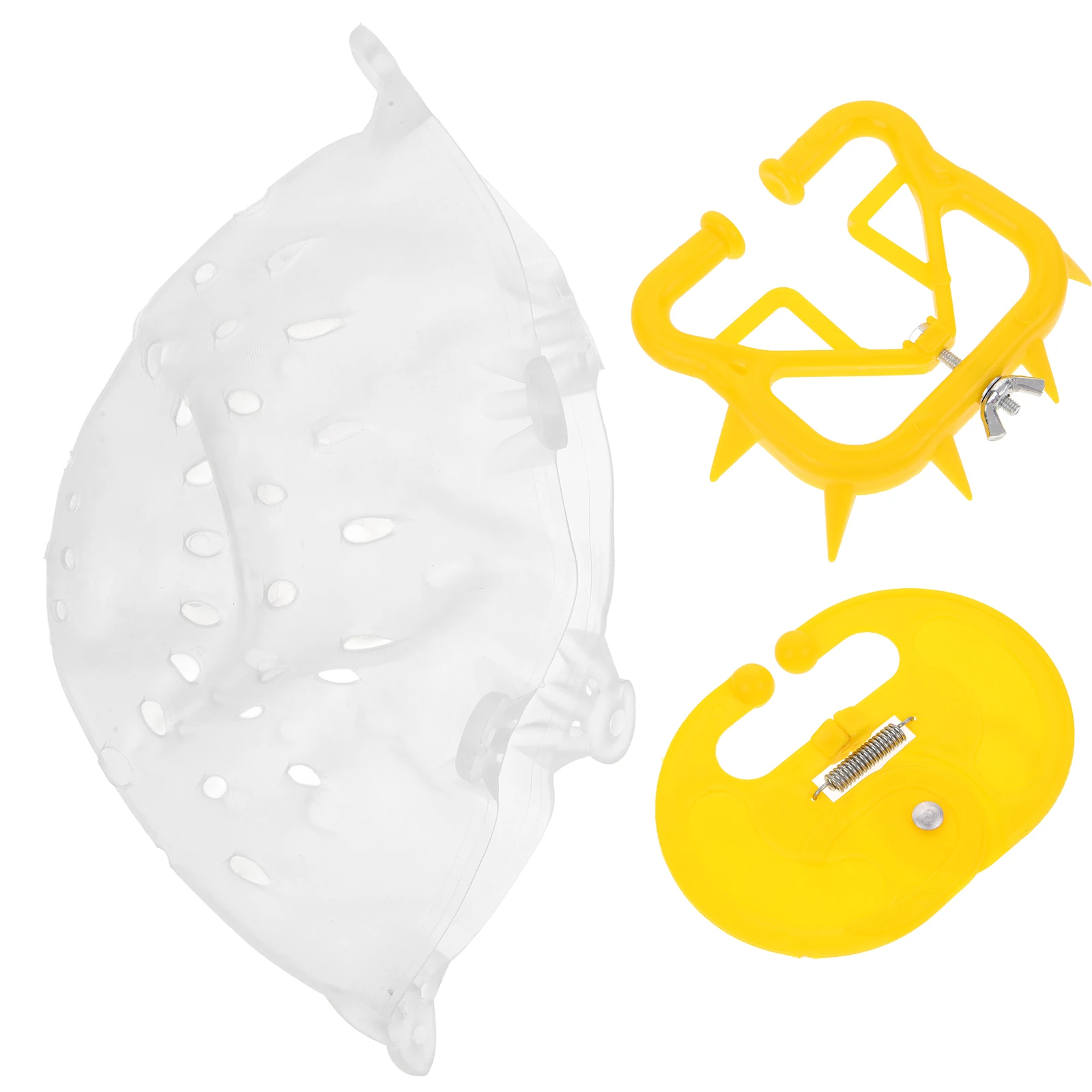 Cattle Nose Ring Durable Plastic Calf Weaner Yellow Large Size Spring Cow Supplies Easy Clean Reusable Long Life Practical
Cattle Nose Ring Durable Plastic Calf Weaner Yellow Large Size Spring Cow Supplies Easy Clean Reusable Long Life Practical