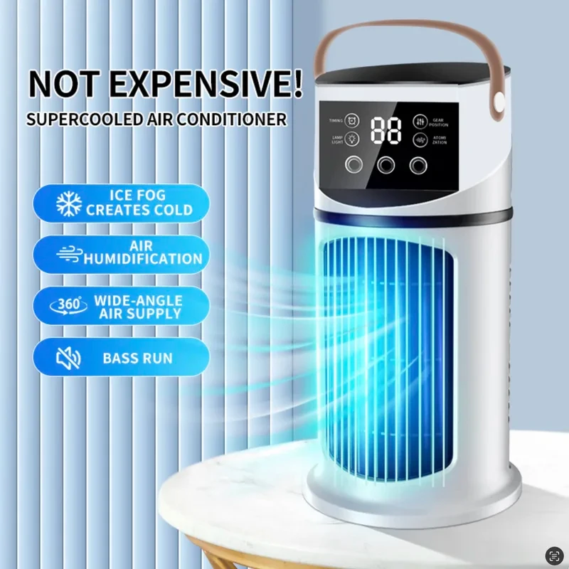 Portable USB Mist Humidifier Fan, 9 Speed Levels, Quiet Operation, Ideal for Dorms & Offices
Portable USB Mist Humidifier Fan, 9 Speed Levels, Quiet Operation, Ideal for Dorms & Offices