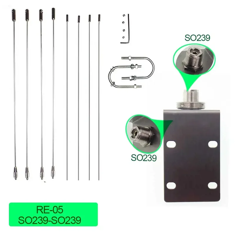 Well-UHFJ Antenna Bracket RE05 10-1300Mhz Ground Radial SO239-SO239 Redical For Car Mobile Radio Strengthened
Well-UHFJ Antenna Bracket RE05 10-1300Mhz Ground Radial SO239-SO239 Redical For Car Mobile Radio Strengthened