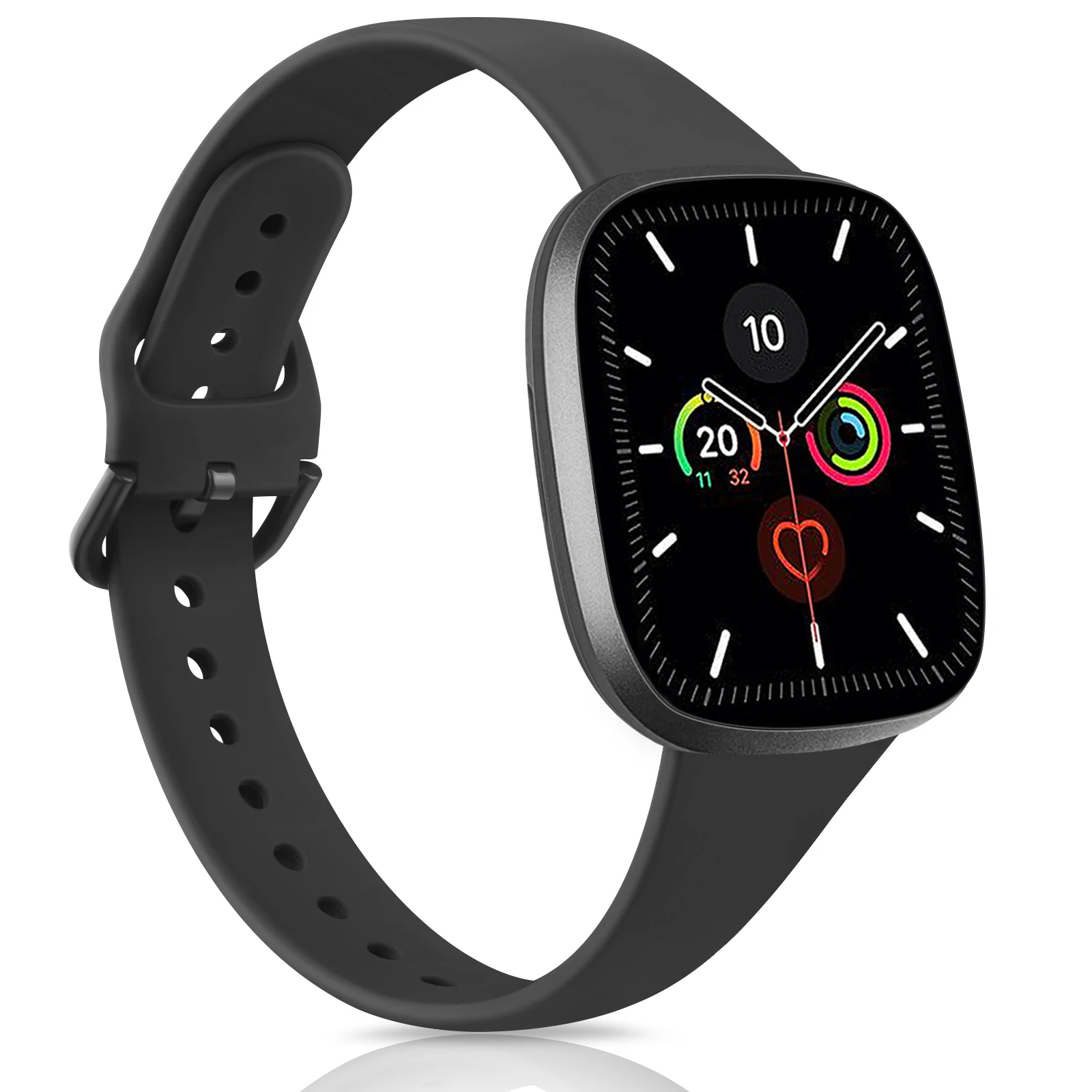 Slim Silicone Strap For Fitbit Versa 3/Versa 4 Band Bracelet Watchband For Fitbit Sense/Sense 2 Strap Wristband Replacement
Slim Silicone Strap For Fitbit Versa 3/Versa 4 Band Bracelet Watchband For Fitbit Sense/Sense 2 Strap Wristband Replacement