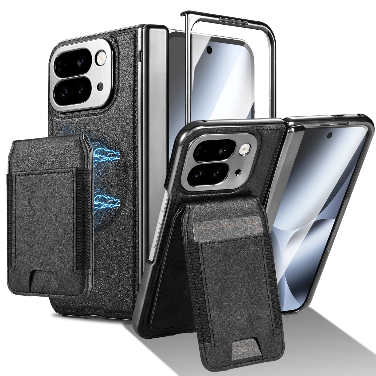 High Texture 2in1 Magnetic Card Pocket Holder PU Leather Case For Google Pixel 10 Pro Fold 5G Hinge Shockproof Cover
High Texture 2in1 Magnetic Card Pocket Holder PU Leather Case For Google Pixel 10 Pro Fold 5G Hinge Shockproof Cover