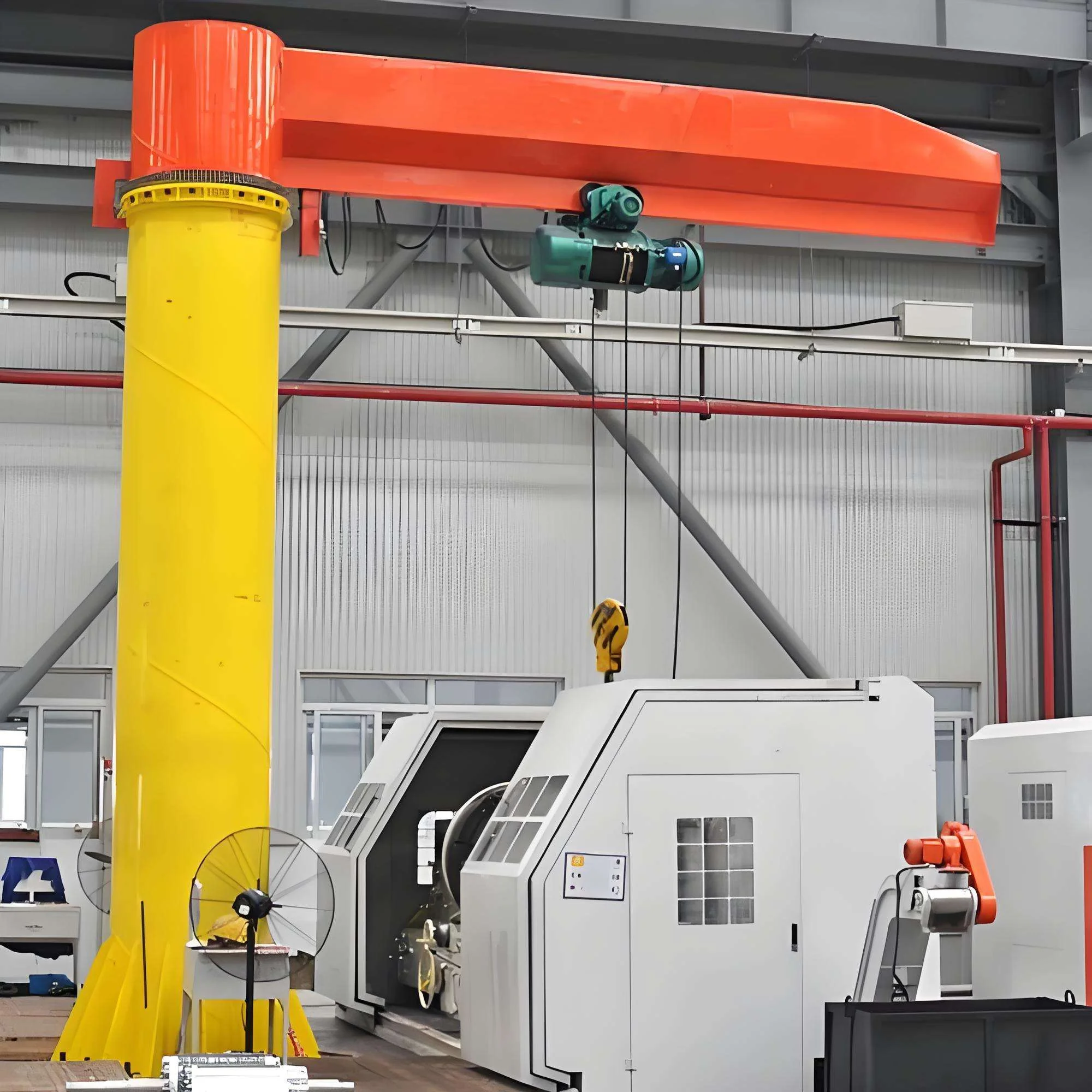 Customized Pendant Control Electric Swing 1 2 5 Ton Slewing Articulating Manual Jib Crane With Base Free Standing Jib Crane Pric
Customized Pendant Control Electric Swing 1 2 5 Ton Slewing Articulating Manual Jib Crane With Base Free Standing Jib Crane Pric