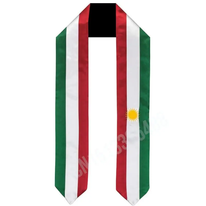 Kurdistan Flag Scarf Top Print Graduation Sash Stole International Study Abroad Adult Unisex Party Accessory
Kurdistan Flag Scarf Top Print Graduation Sash Stole International Study Abroad Adult Unisex Party Accessory