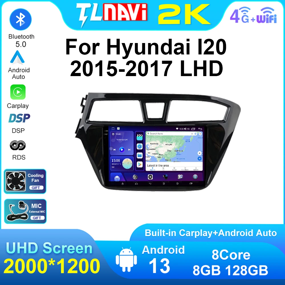 2K экран Android Auto автомобильный радиоприемник мультимедийный плеер для Hyundai i20 2015 2016 2017 LHD GPS навигация стерео Carplay головное устройство
2K экран Android Auto автомобильный радиоприемник мультимедийный плеер для Hyundai i20 2015 2016 2017 LHD GPS навигация стерео Carplay головное устройство