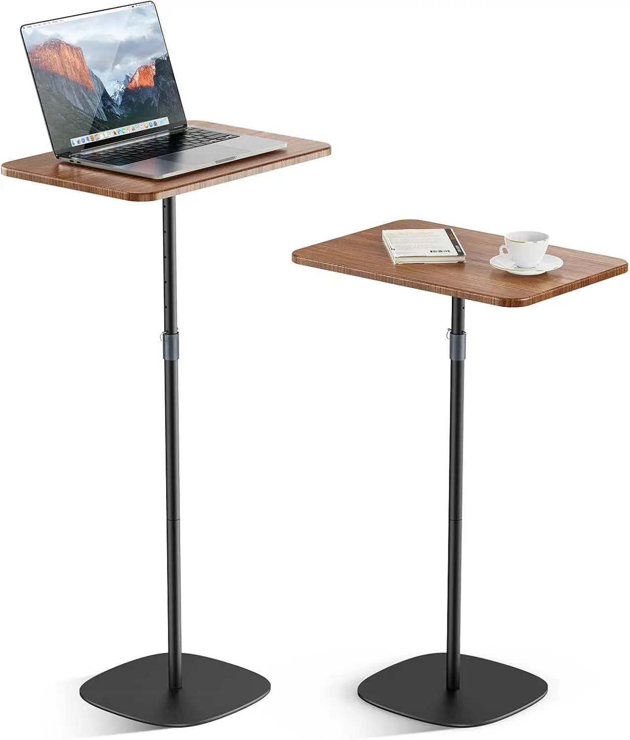 Adjustable Laptop Floor Stand, Height 18''-48'' Mobile Wooden Desk for Bed, Sofa, Office, Home, Black
Adjustable Laptop Floor Stand, Height 18''-48'' Mobile Wooden Desk for Bed, Sofa, Office, Home, Black
