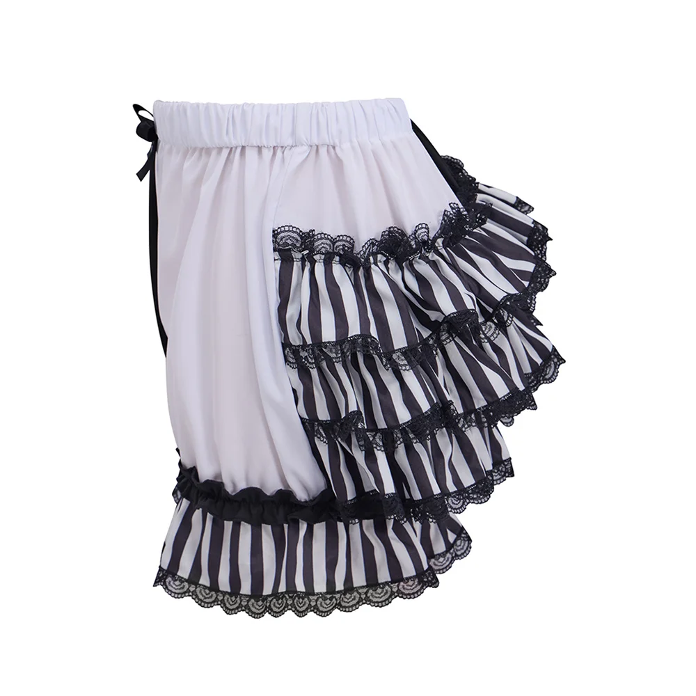 Women Striped Shorts Joker Ruffle Short Vintage Renaissance Black Ruffled Lace Steampunk Lolita Pants
Women Striped Shorts Joker Ruffle Short Vintage Renaissance Black Ruffled Lace Steampunk Lolita Pants