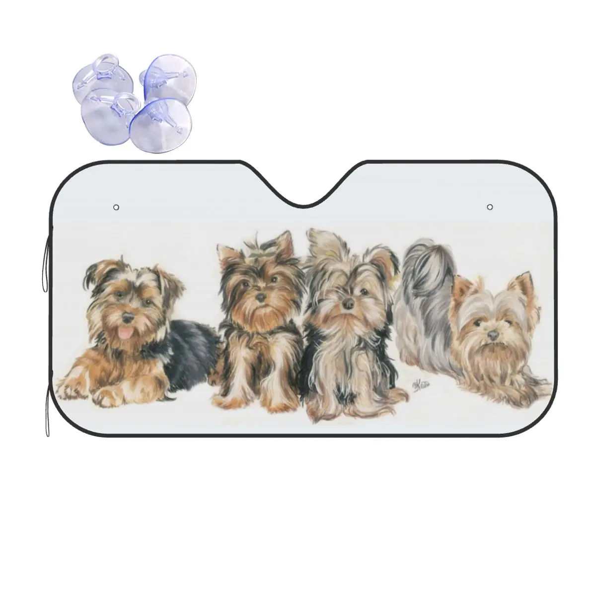 Yorkshire Terrier Puppies Sunshade Windscreen Car Front Windshield Window Sun Visor Accessories Covers
Yorkshire Terrier Puppies Sunshade Windscreen Car Front Windshield Window Sun Visor Accessories Covers
