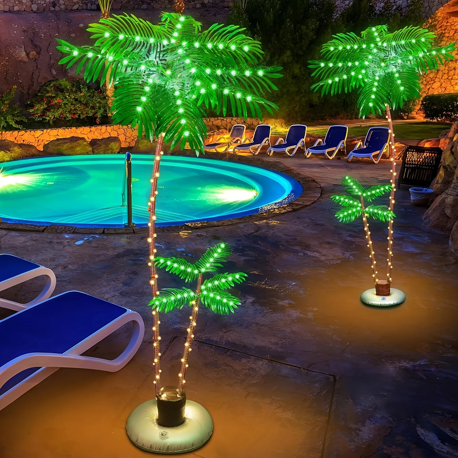 6ft LED Palm Tree Floor with Remote Control & Infrared System - Outdoor Plug-Free Operation, 8 Lighting Modes Suitable for Poolside,, Porch, Tropical Parties, Detachable Solar Panel for Decks and Courtyards
6ft LED Palm Tree Floor with Remote Control & Infrared System - Outdoor Plug-Free Operation, 8 Lighting Modes Suitable for Poolside,, Porch, Tropical Parties, Detachable Solar Panel for Decks and Courtyards