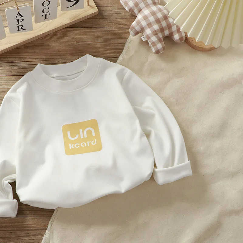 Children's Underlay Spring and Autumn Women's Treasure Top with Low Collar for Warm Autumn Fashion Boys' Autumn Clothing
Children's Underlay Spring and Autumn Women's Treasure Top with Low Collar for Warm Autumn Fashion Boys' Autumn Clothing