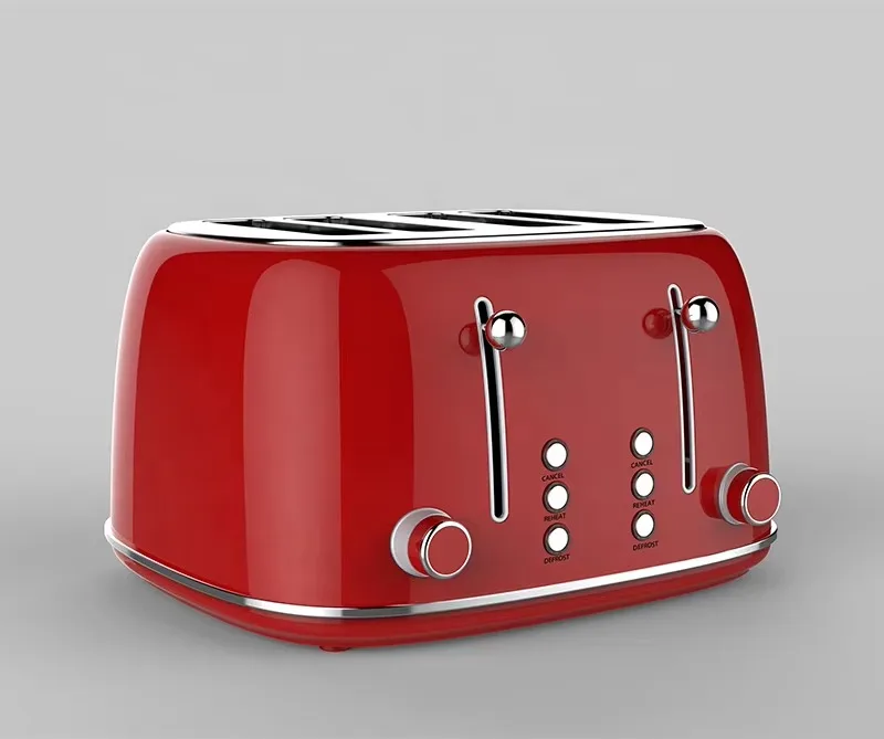 Home Appliance Toaster 1630W Stainless Steel Toaster 6-Shade Control Removable Crumb Tray with 4 Slice Toaster
Home Appliance Toaster 1630W Stainless Steel Toaster 6-Shade Control Removable Crumb Tray with 4 Slice Toaster