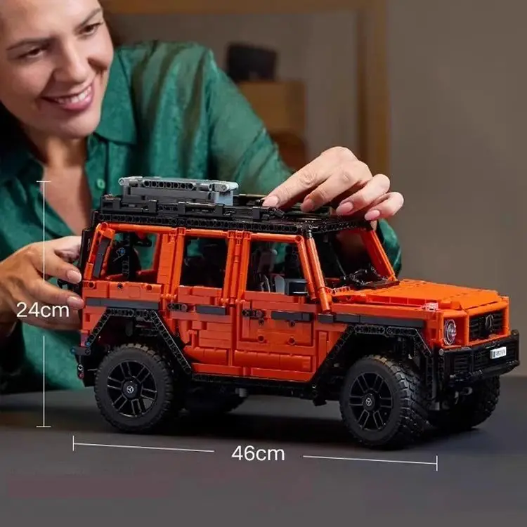 Конструктор 2891 деталь: Техническая модель внедорожника G500 со снежными шинами, 9569, для мальчиков, подарки на праздники и вечеринки
Конструктор 2891 деталь: Техническая модель внедорожника G500 со снежными шинами, 9569, для мальчиков, подарки на праздники и вечеринки