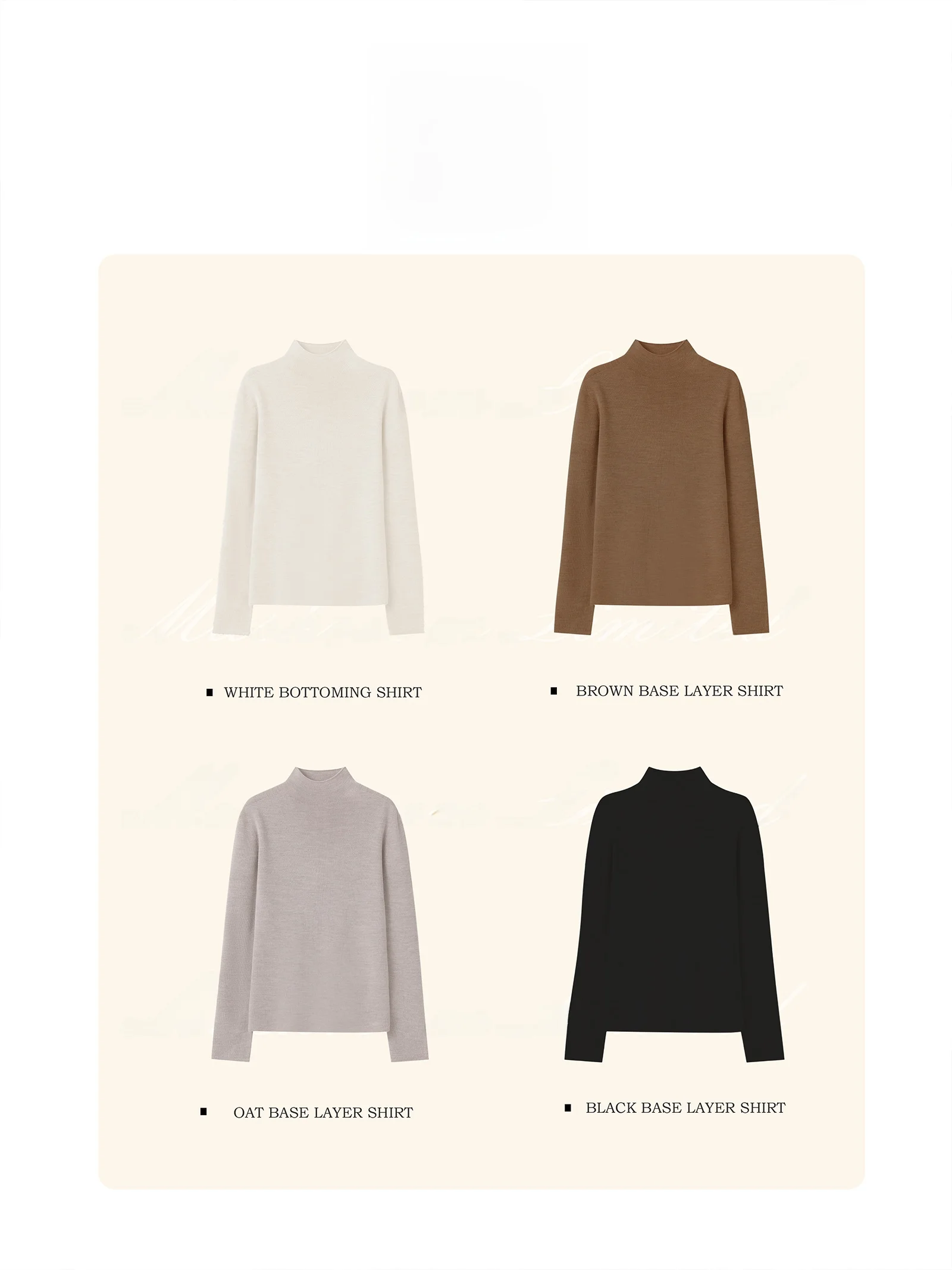 Autumn Winter Gold Musoom Woolen Sweater f High Collar Commute Base Layer Sl Comfortable Fit Casual Sle Long Sle...
Autumn Winter Gold Musoom Woolen Sweater f High Collar Commute Base Layer Sl Comfortable Fit Casual Sle Long Sle...