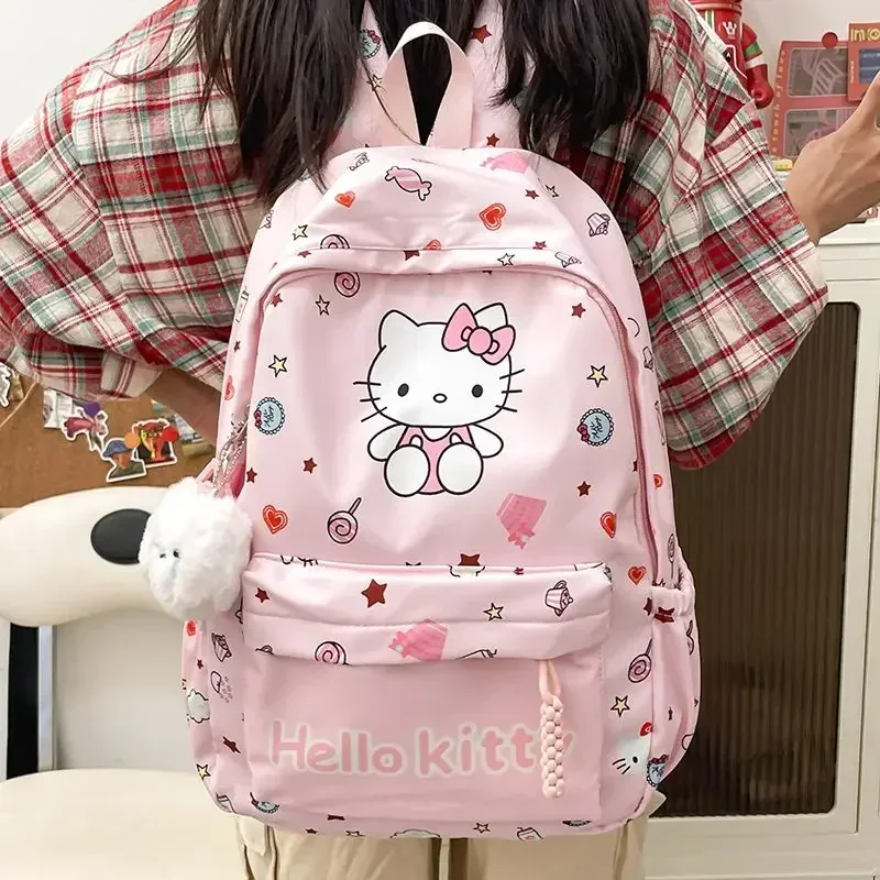 Sanrio Kawaii Backpack for Women Large Capacity Casual Waterproof School Bag for College Student Luxury Designer Bag
Sanrio Kawaii Backpack for Women Large Capacity Casual Waterproof School Bag for College Student Luxury Designer Bag