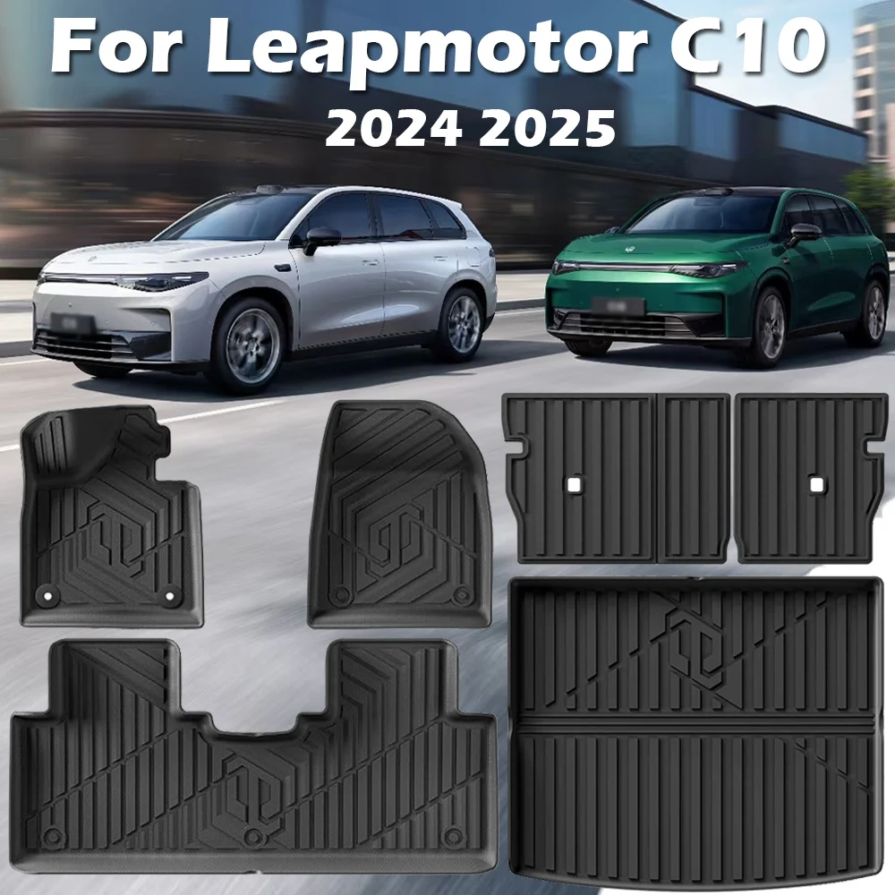 Floor Mats Compatible for LEAPMOTOR C10 2024 2025,All Weather 3D TPE Floor Mats & Cargo Liners Heavy Duty Accessories
Floor Mats Compatible for LEAPMOTOR C10 2024 2025,All Weather 3D TPE Floor Mats & Cargo Liners Heavy Duty Accessories