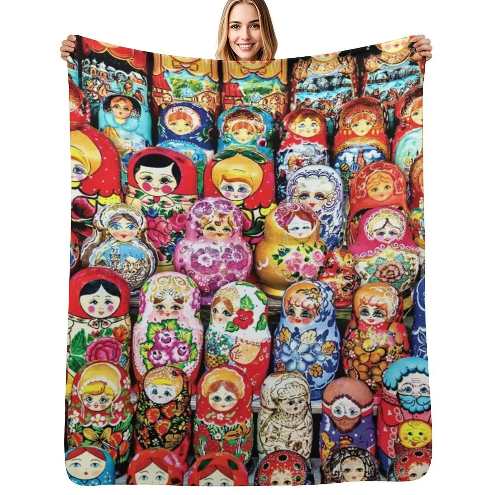 many matrushca doll print photography by mysticladyart Matryoshka Throw Blanket Machine Washable Soft Warm Blanket
many matrushca doll print photography by mysticladyart Matryoshka Throw Blanket Machine Washable Soft Warm Blanket