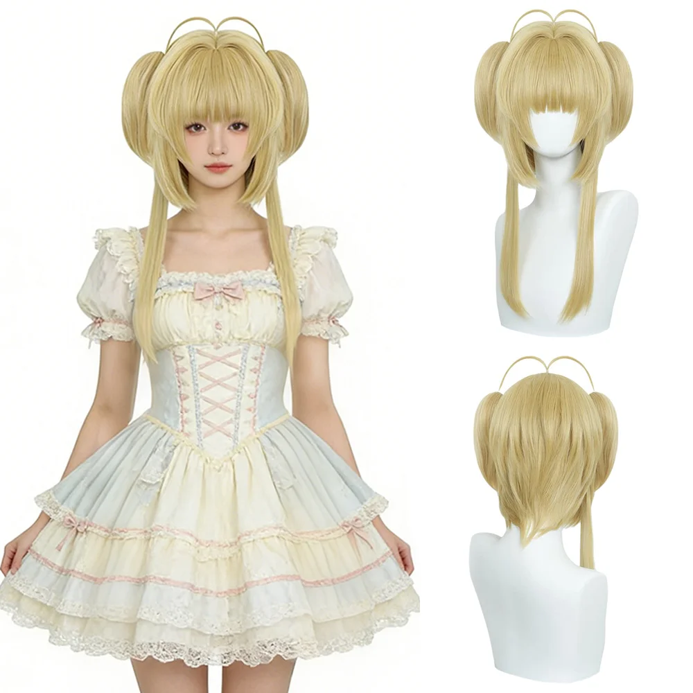 Anime Cosplay Wig Light Golden Double Buns Lolita Wig Pre-styled Heat Resistant Synthetic Hair For Halloween Party Comic Con
Anime Cosplay Wig Light Golden Double Buns Lolita Wig Pre-styled Heat Resistant Synthetic Hair For Halloween Party Comic Con