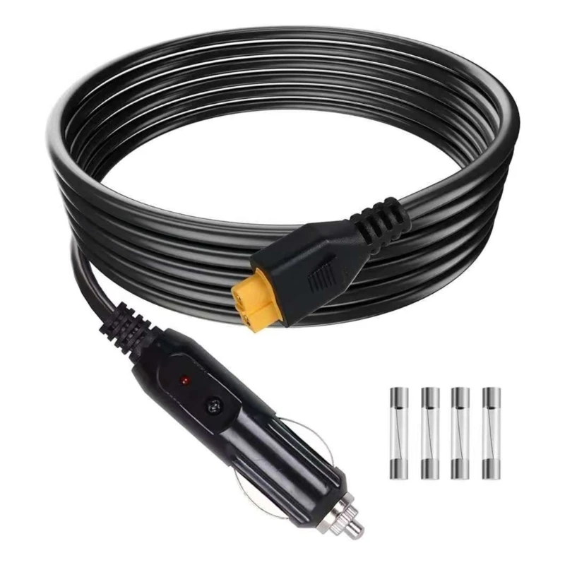Car Charging Power Adapter to XT60 Extension Power Cable Compatibles 12V/24V for Stable Charging for Outdoor Efficient
Car Charging Power Adapter to XT60 Extension Power Cable Compatibles 12V/24V for Stable Charging for Outdoor Efficient