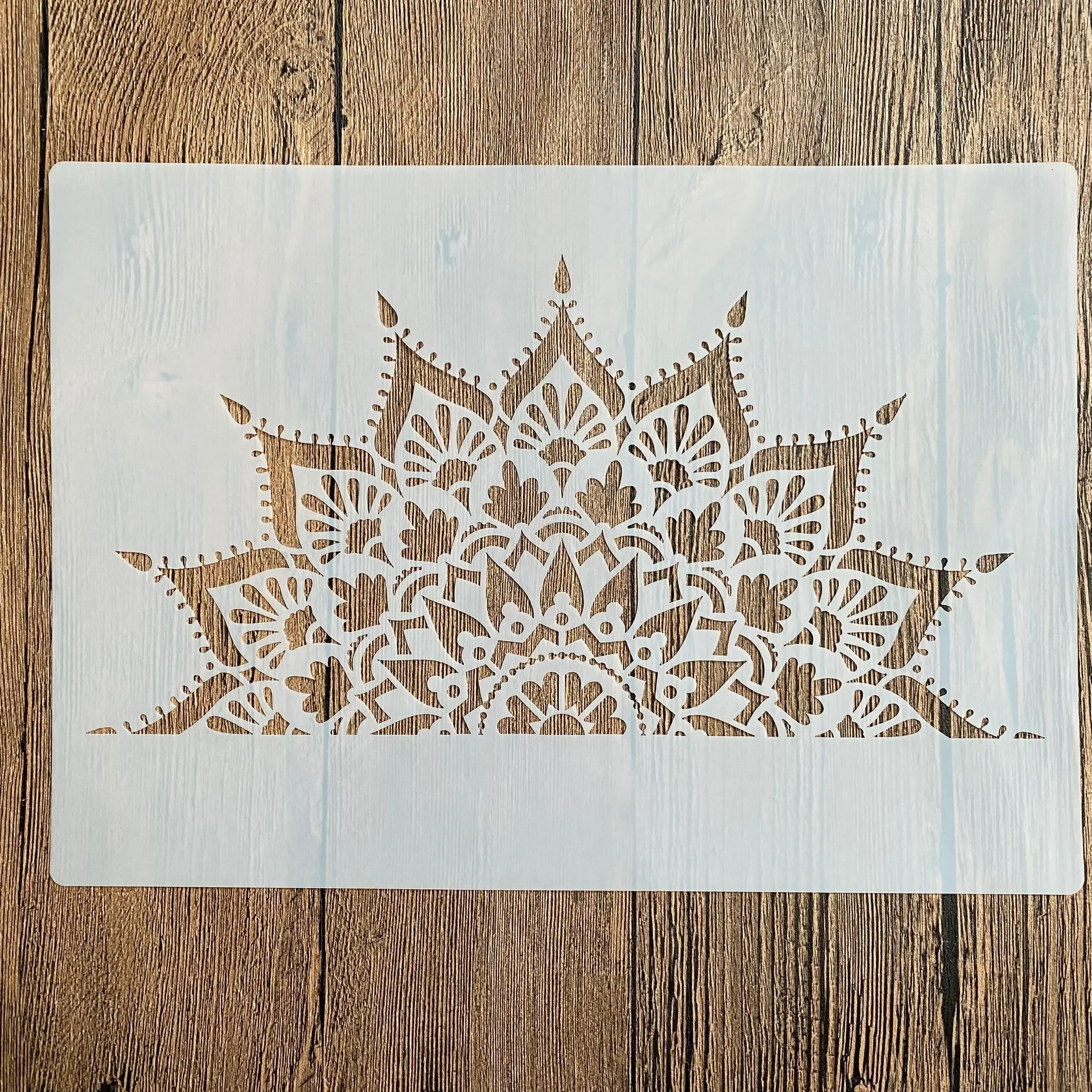 A4 29 *21cm Mandala DIY mandala mold for painting stencils stamped photo album embossed paper card on wood, fabric, wall
A4 29 *21cm Mandala DIY mandala mold for painting stencils stamped photo album embossed paper card on wood, fabric, wall