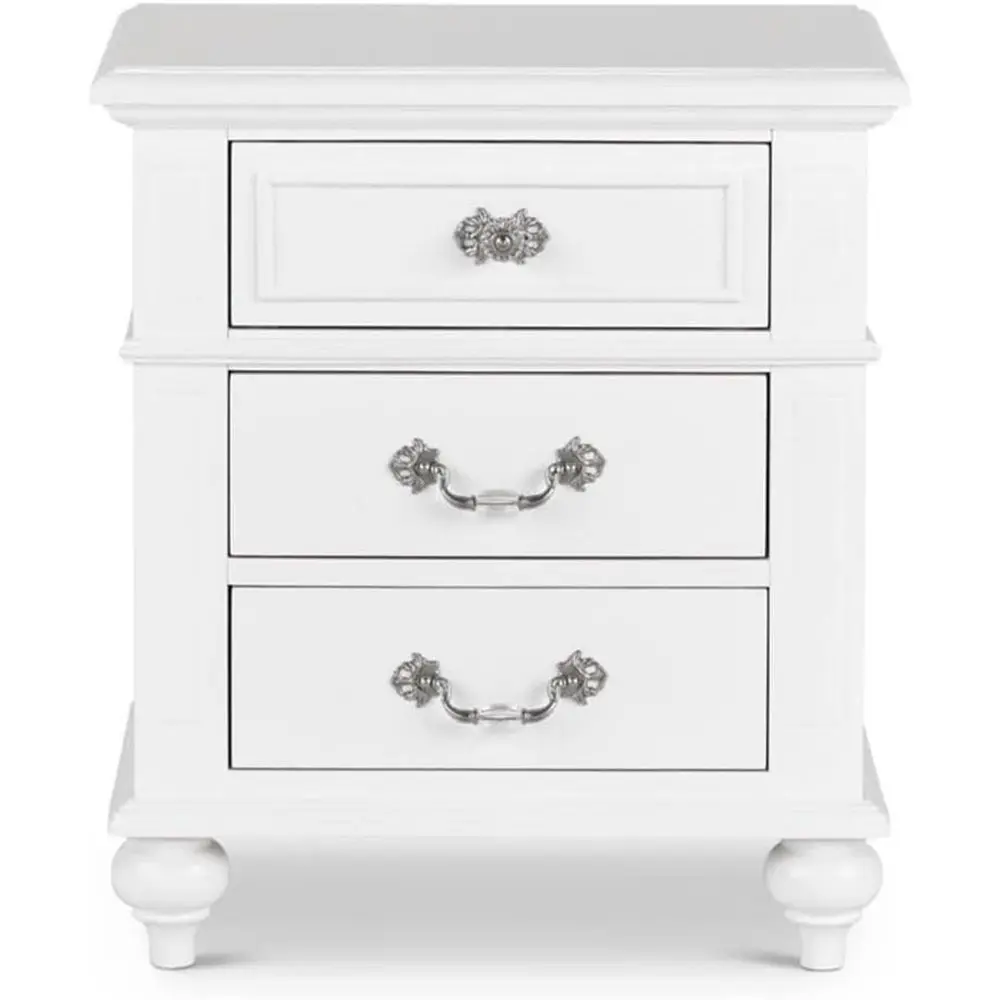 White Nightstand with Elegant Finish
White Nightstand with Elegant Finish