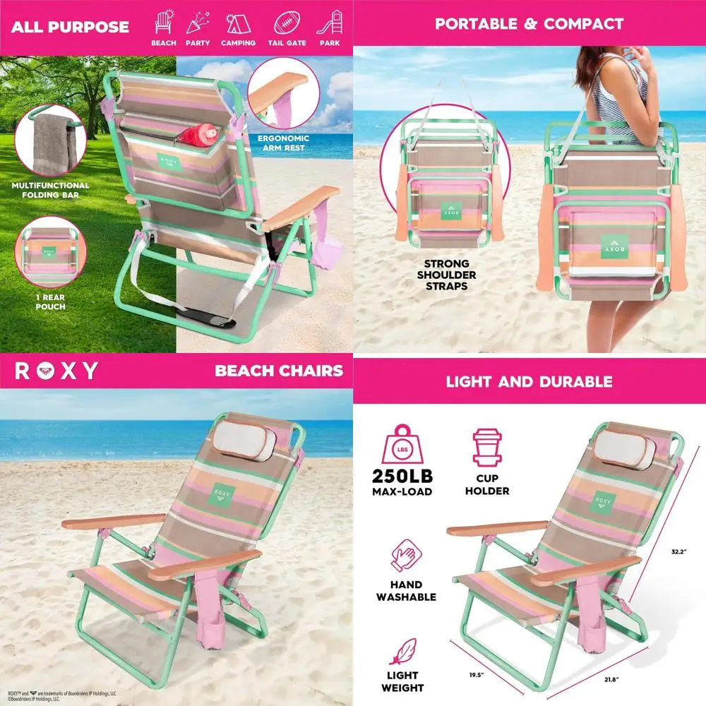 Beach Chair – Lounge Chair Outdoor, Lightweight Folding Chair with Adjustable Recline and Cup Holder – Beach Days, Pool Lounge C
Beach Chair – Lounge Chair Outdoor, Lightweight Folding Chair with Adjustable Recline and Cup Holder – Beach Days, Pool Lounge C
