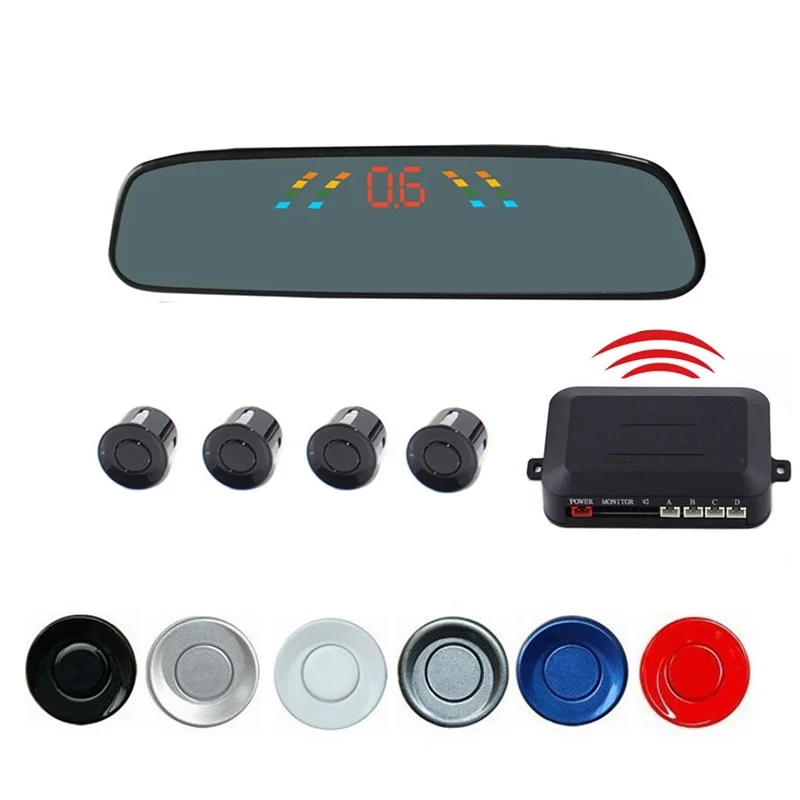 Wireless Car Parking Sensor LED LCD Display 4Sensors 22MM Reversing Radar Monitor 12V Bibi Sound PZ306-W PZ312-W PZ314-W
Wireless Car Parking Sensor LED LCD Display 4Sensors 22MM Reversing Radar Monitor 12V Bibi Sound PZ306-W PZ312-W PZ314-W