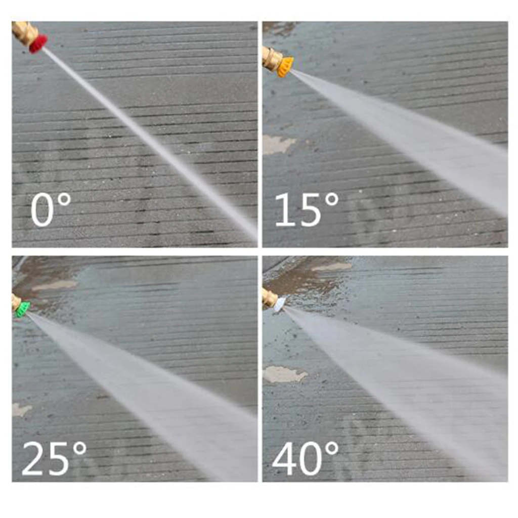 Power Washer Nozzle Tips Brass High Pressure Sprayer Accessory Set for Car Cleaning and Gutter Maintenance
Power Washer Nozzle Tips Brass High Pressure Sprayer Accessory Set for Car Cleaning and Gutter Maintenance