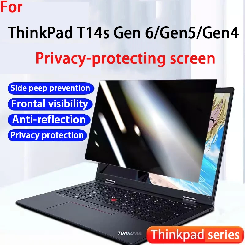 Для 14-дюймовой пленки ThinkPad T14s Gen6/7Gen 5/Gen4/3, антиподглядывающей пленки для ноутбука, экрана конфиденциальности, чтобы предотвратить боковую пленку.
Для 14-дюймовой пленки ThinkPad T14s Gen6/7Gen 5/Gen4/3, антиподглядывающей пленки для ноутбука, экрана конфиденциальности, чтобы предотвратить боковую пленку.