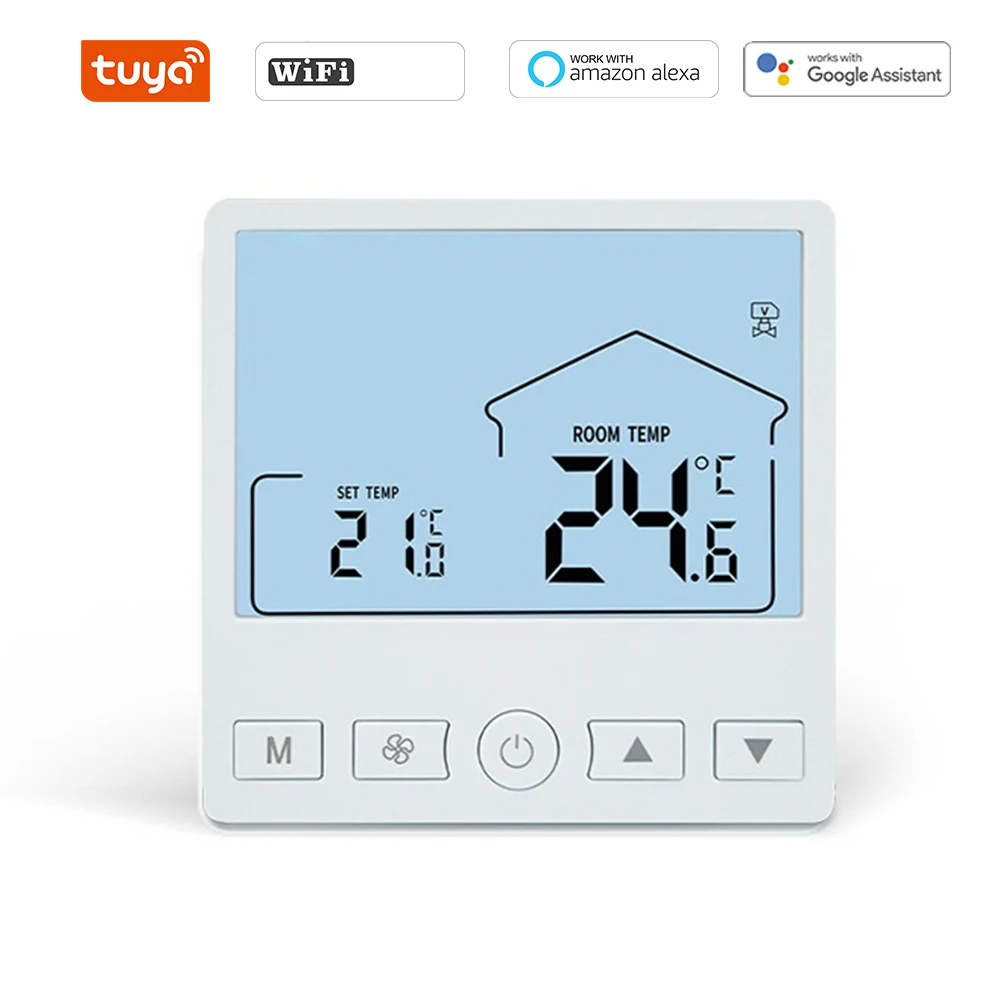 Tuya WiFi Smart Thermostat 16A Temperature Controller for Electric Floor Heating Water Boiler Smart Life Alexa Home Assistant
Tuya WiFi Smart Thermostat 16A Temperature Controller for Electric Floor Heating Water Boiler Smart Life Alexa Home Assistant