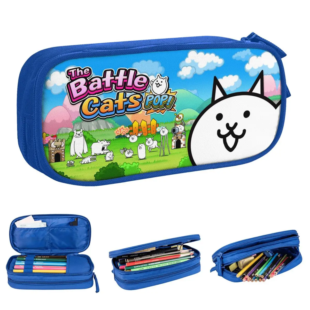 Cartoon Game Pencil Cases Creative The Battle Cats Pen Holder Bags for Student Big Capacity Students School Gift Pencilcases
Cartoon Game Pencil Cases Creative The Battle Cats Pen Holder Bags for Student Big Capacity Students School Gift Pencilcases
