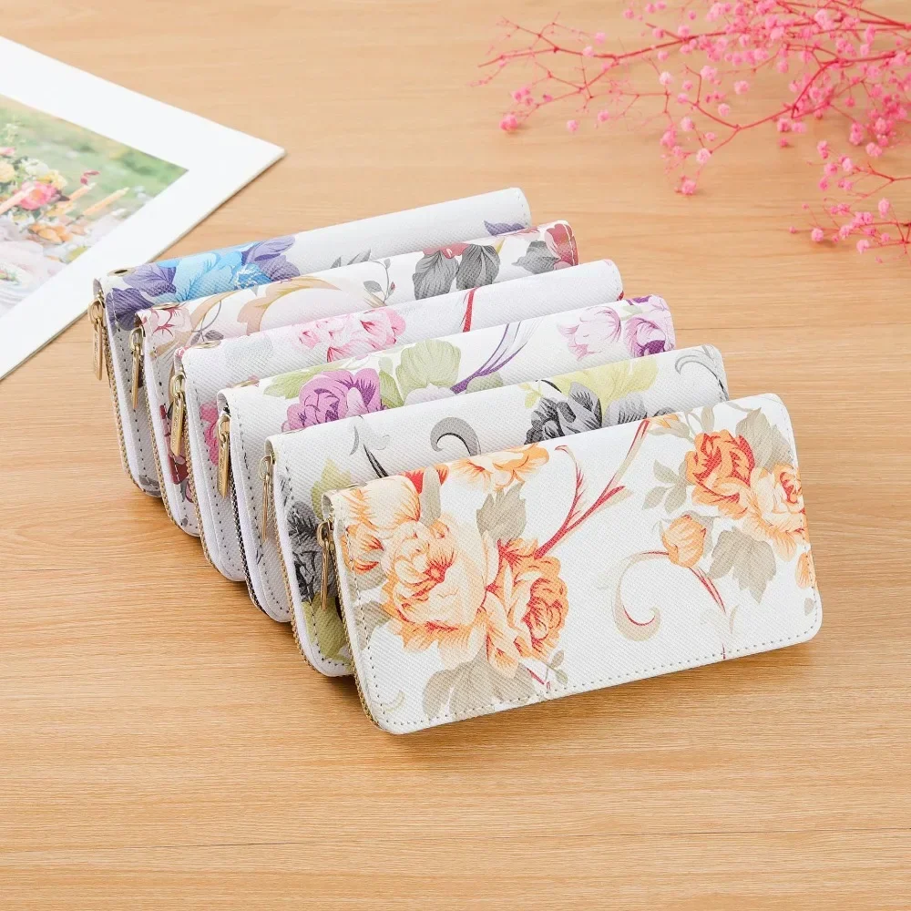New Women's Rose Print Wallet Long Handbag Fashion Wild Zipper Clutch Bag Multi-card Wallet Purse Card Holder Cartera Money Bag
New Women's Rose Print Wallet Long Handbag Fashion Wild Zipper Clutch Bag Multi-card Wallet Purse Card Holder Cartera Money Bag