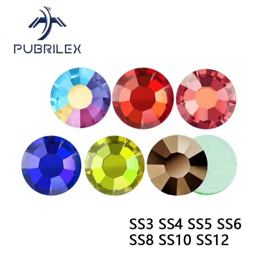 PUBRILEX 1440pcs SS3 SS4 SS5 SS6 SS8 SS10 SS12 Flat Back Rhinestones Crystal Glass Strass All Colors for Garment Nail Art Craft
PUBRILEX 1440pcs SS3 SS4 SS5 SS6 SS8 SS10 SS12 Flat Back Rhinestones Crystal Glass Strass All Colors for Garment Nail Art Craft