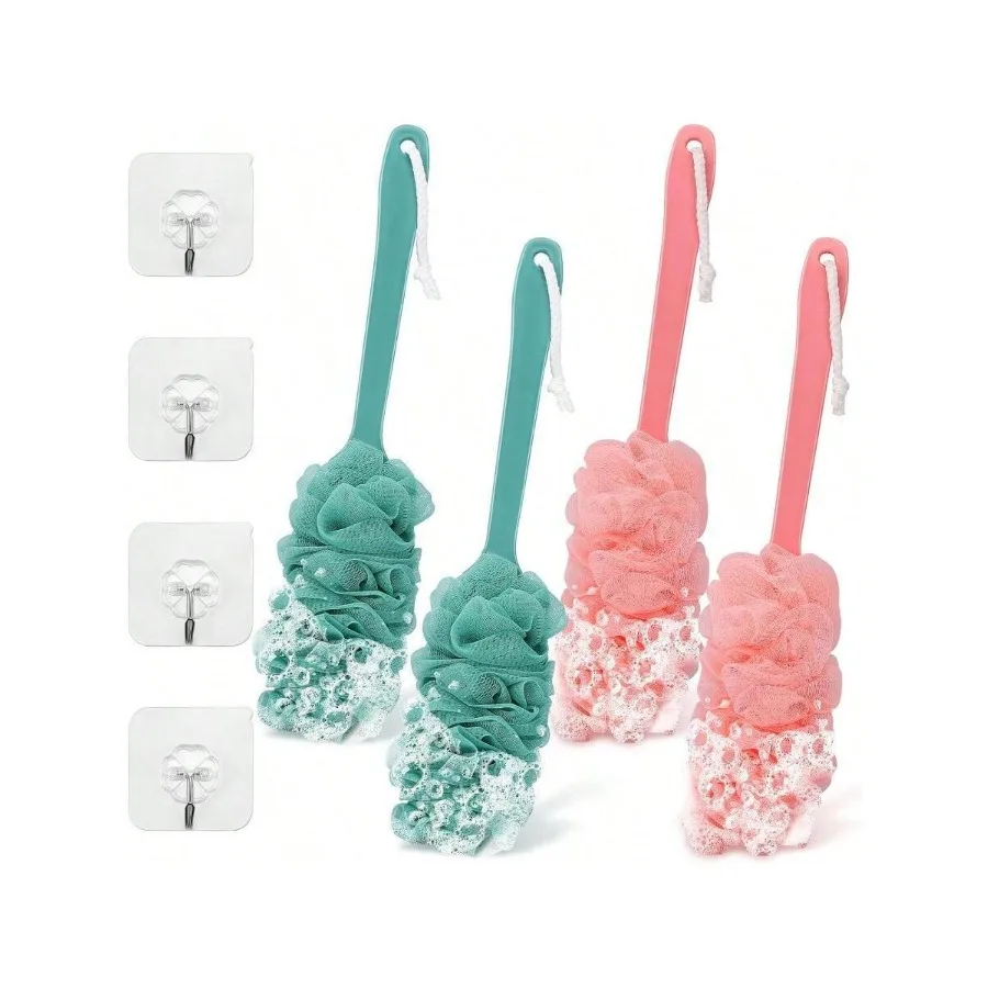 【New style】XAPY 4Pack Back Scrubber For Shower Loofah With Long Handle Shower Br For Body 17″ Loofah On A Stick For Men Wen Bat
【New style】XAPY 4Pack Back Scrubber For Shower Loofah With Long Handle Shower Br For Body 17″ Loofah On A Stick For Men Wen Bat