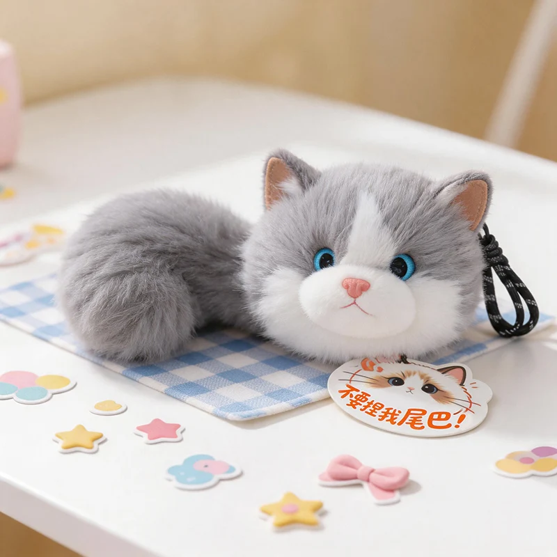 33cm Stuffed Ragdoll Cat Wallet Plush Pendant Stuffed Cartoon Fluffy Kitten Animal Decor Plushie for Bag Present
33cm Stuffed Ragdoll Cat Wallet Plush Pendant Stuffed Cartoon Fluffy Kitten Animal Decor Plushie for Bag Present