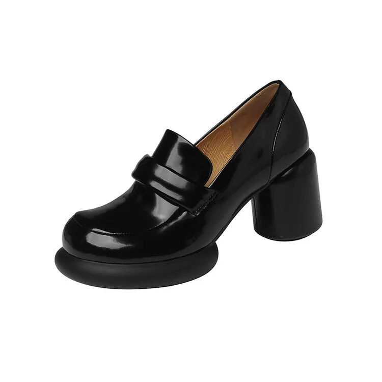 Brand Design Leather Custom Light Mouth High Heels Single Shoes Retro Round Head Thick Heel Thin Commuter Casual High Heels
Brand Design Leather Custom Light Mouth High Heels Single Shoes Retro Round Head Thick Heel Thin Commuter Casual High Heels