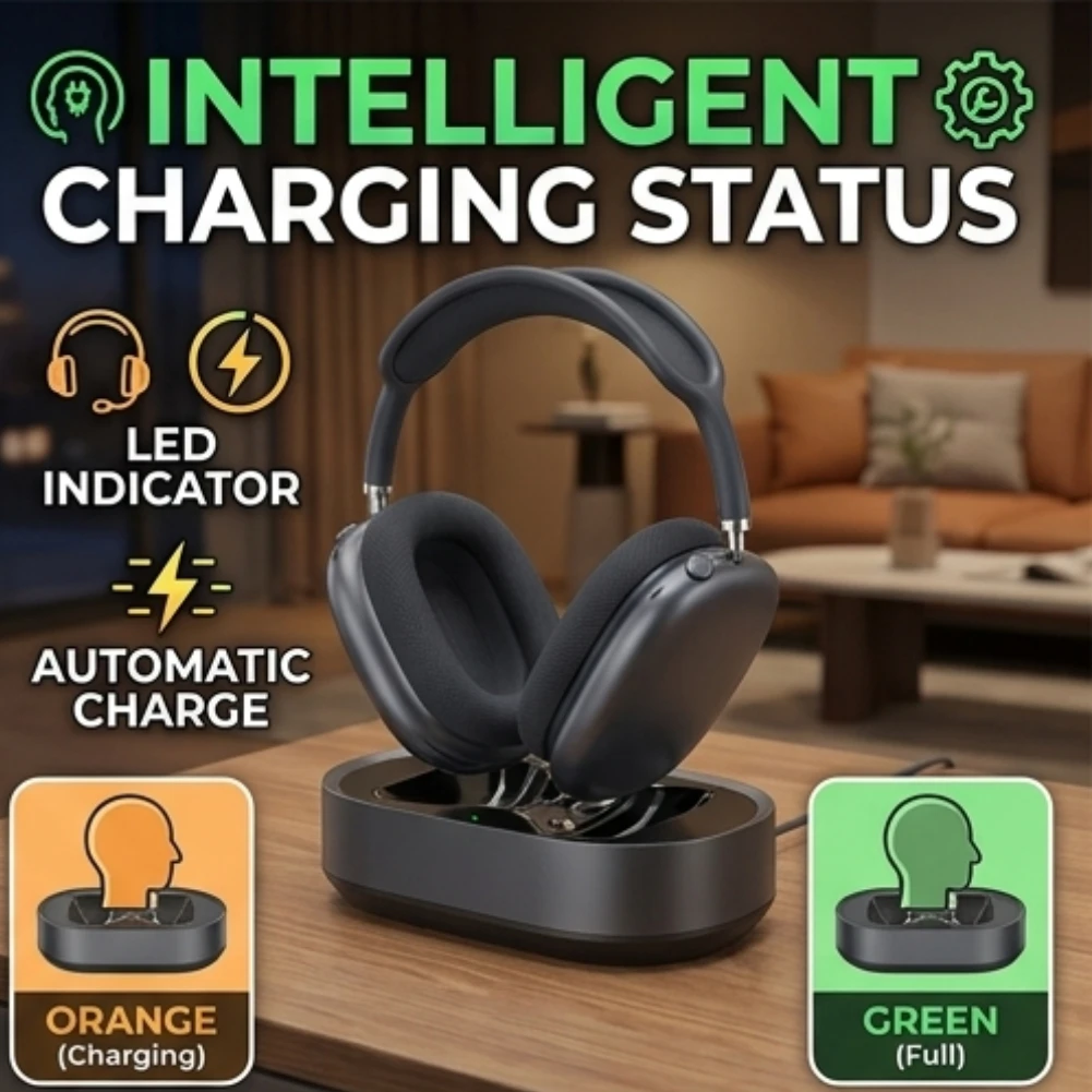 Portable Charging Dock for AirPods Max Desktop Magnetic Stand with LED Power Status 5V 1.5A Input Output 2026 New
Portable Charging Dock for AirPods Max Desktop Magnetic Stand with LED Power Status 5V 1.5A Input Output 2026 New