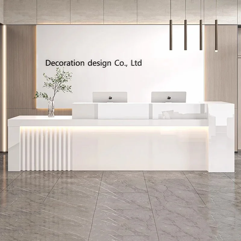 Beauty Reception Desk Professional Luxury Counter Reception Simple Modern Caja Registradora Para Negocios Commercial Furniture
Beauty Reception Desk Professional Luxury Counter Reception Simple Modern Caja Registradora Para Negocios Commercial Furniture