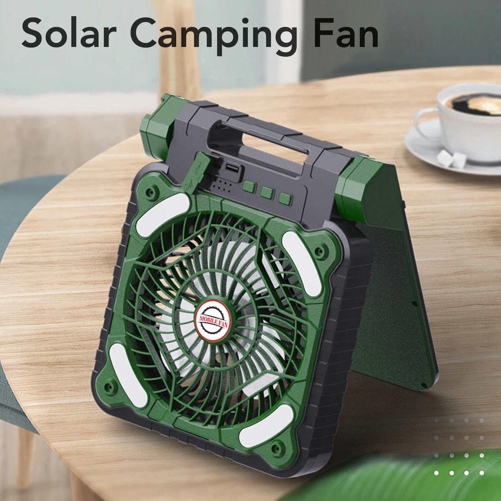 Solar Powered Fan Brushless Motor Low Noise Solar Camping Fan Timer Type C Charging 4 Speed Adjustable for Outdoor Activities
Solar Powered Fan Brushless Motor Low Noise Solar Camping Fan Timer Type C Charging 4 Speed Adjustable for Outdoor Activities