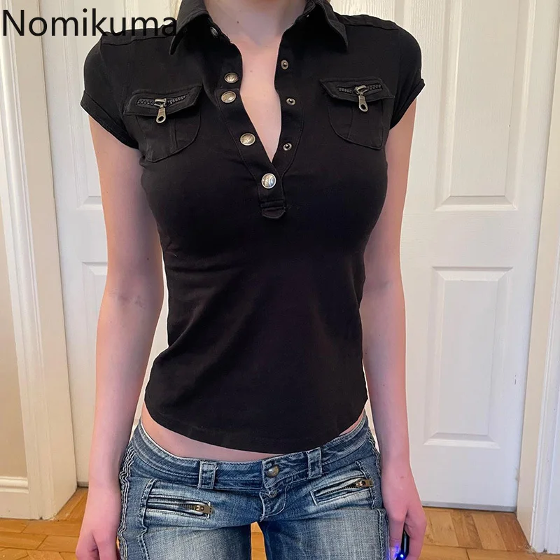 Women's Clothing Black T Shirts V-neck Tunic Summer Tees 2025 Ropa Mujer Y2k Tops Casual Fashion Tshirt Korean Camisetas 63e927
Women's Clothing Black T Shirts V-neck Tunic Summer Tees 2025 Ropa Mujer Y2k Tops Casual Fashion Tshirt Korean Camisetas 63e927
