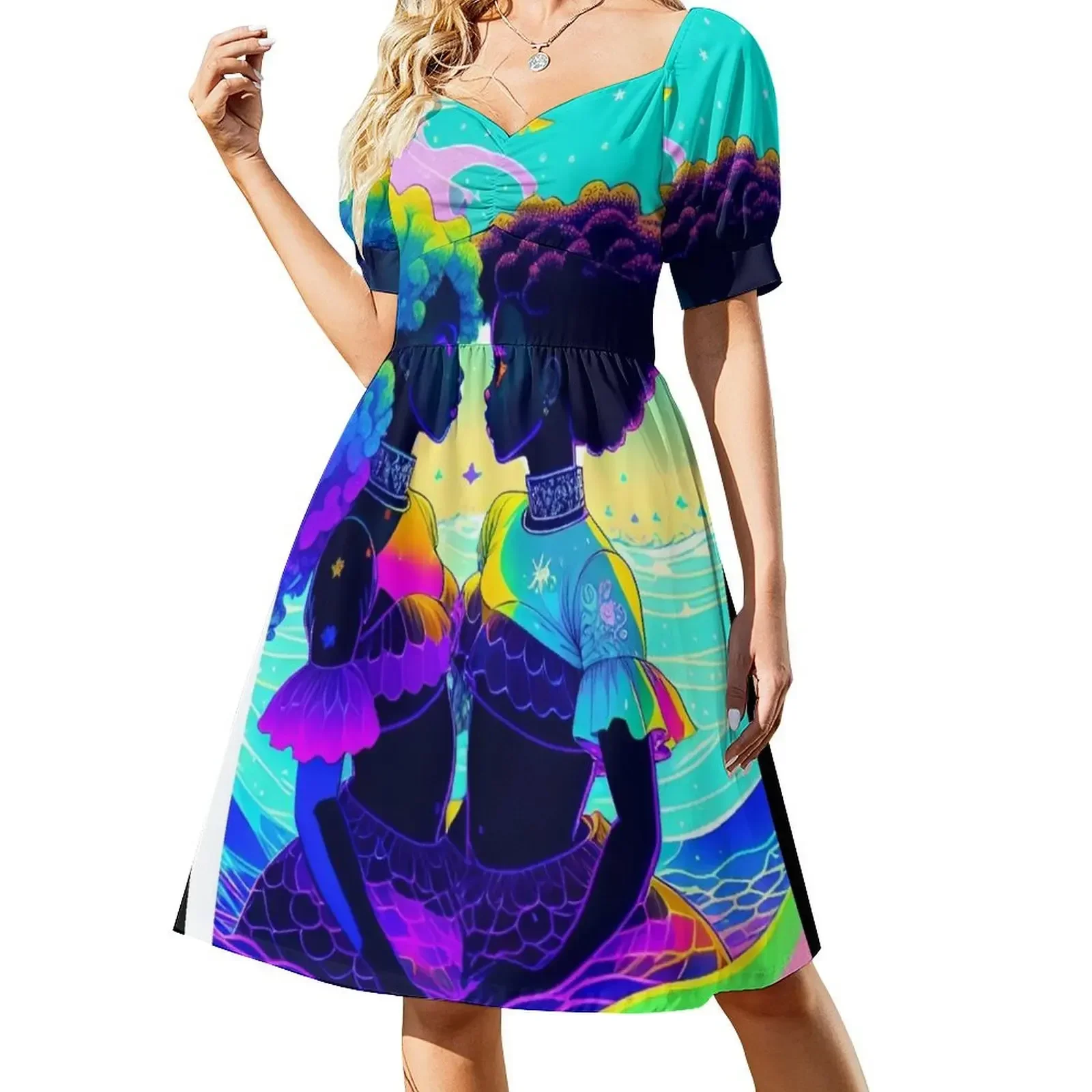Where Heart Meets the Sea Short-Sleeved Dress wedding guest dress 2025 dresses for women Dress
Where Heart Meets the Sea Short-Sleeved Dress wedding guest dress 2025 dresses for women Dress