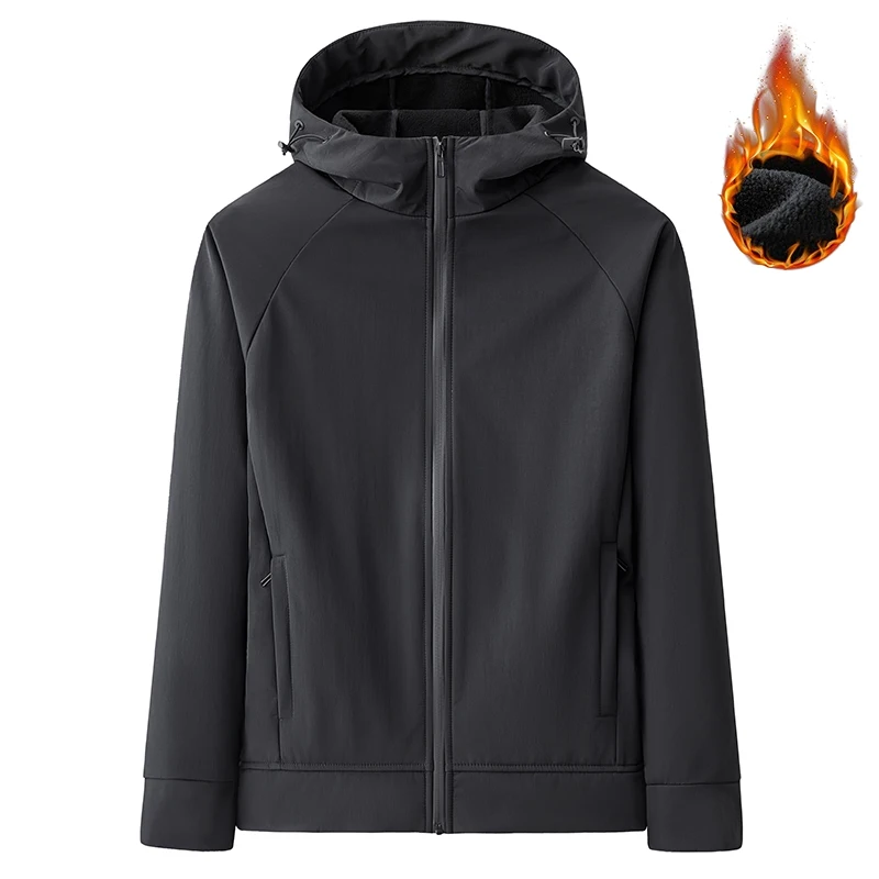 Мужская водонепроницаемая куртка-софтшелл с флисовой подкладкой, с капюшоном, для активного отдыха, ветрозащитная, для кемпинга и походов, ветровка для мужчин
Мужская водонепроницаемая куртка-софтшелл с флисовой подкладкой, с капюшоном, для активного отдыха, ветрозащитная, для кемпинга и походов, ветровка для мужчин