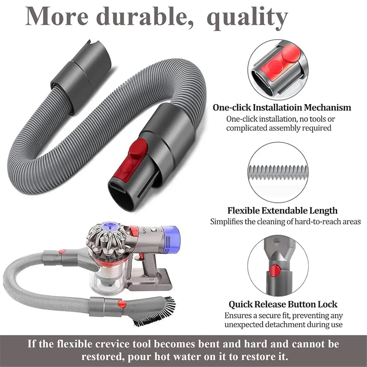 Professional Vacuum Attachment Kit for GEN5 G5 V15 V12 V11 V10 V8 V7 Detect Cyclone Torque Drive
Professional Vacuum Attachment Kit for GEN5 G5 V15 V12 V11 V10 V8 V7 Detect Cyclone Torque Drive