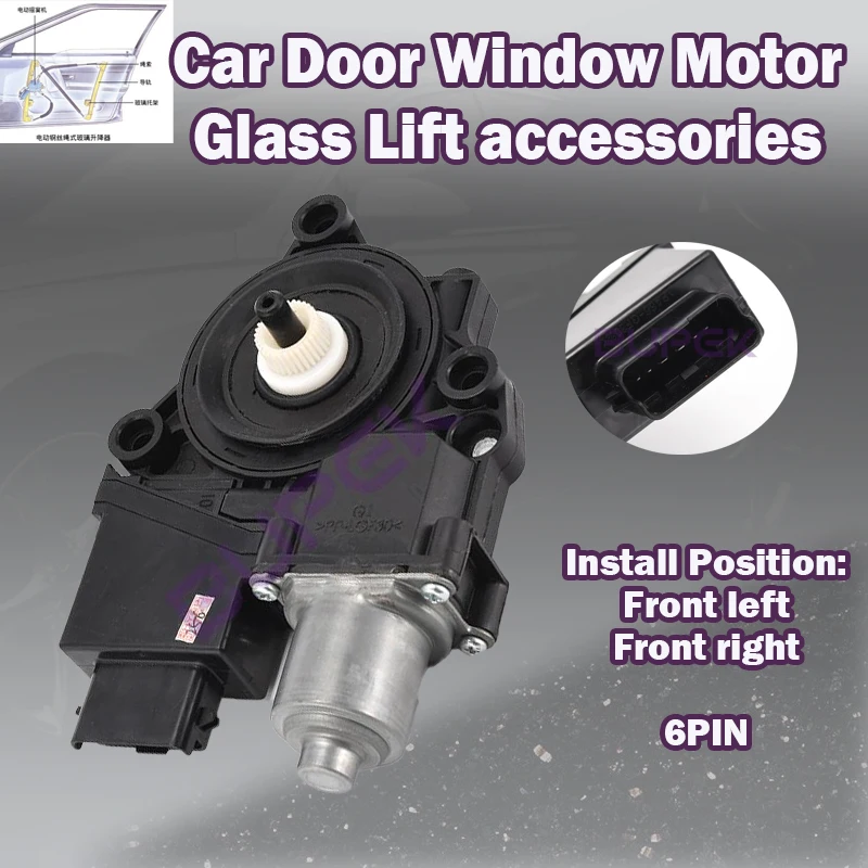 82460R0000/82460/82450R0010 For Kia Sedona Carnival 2021-2025 Car Door Power Window Motor Glass Lift 6PIN accessories FR/FL
82460R0000/82460/82450R0010 For Kia Sedona Carnival 2021-2025 Car Door Power Window Motor Glass Lift 6PIN accessories FR/FL